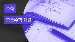 정밀쌤의 [정]밀하게 [수]학의 [기]초쌓기(개념편) 중등수학 커리큘럼