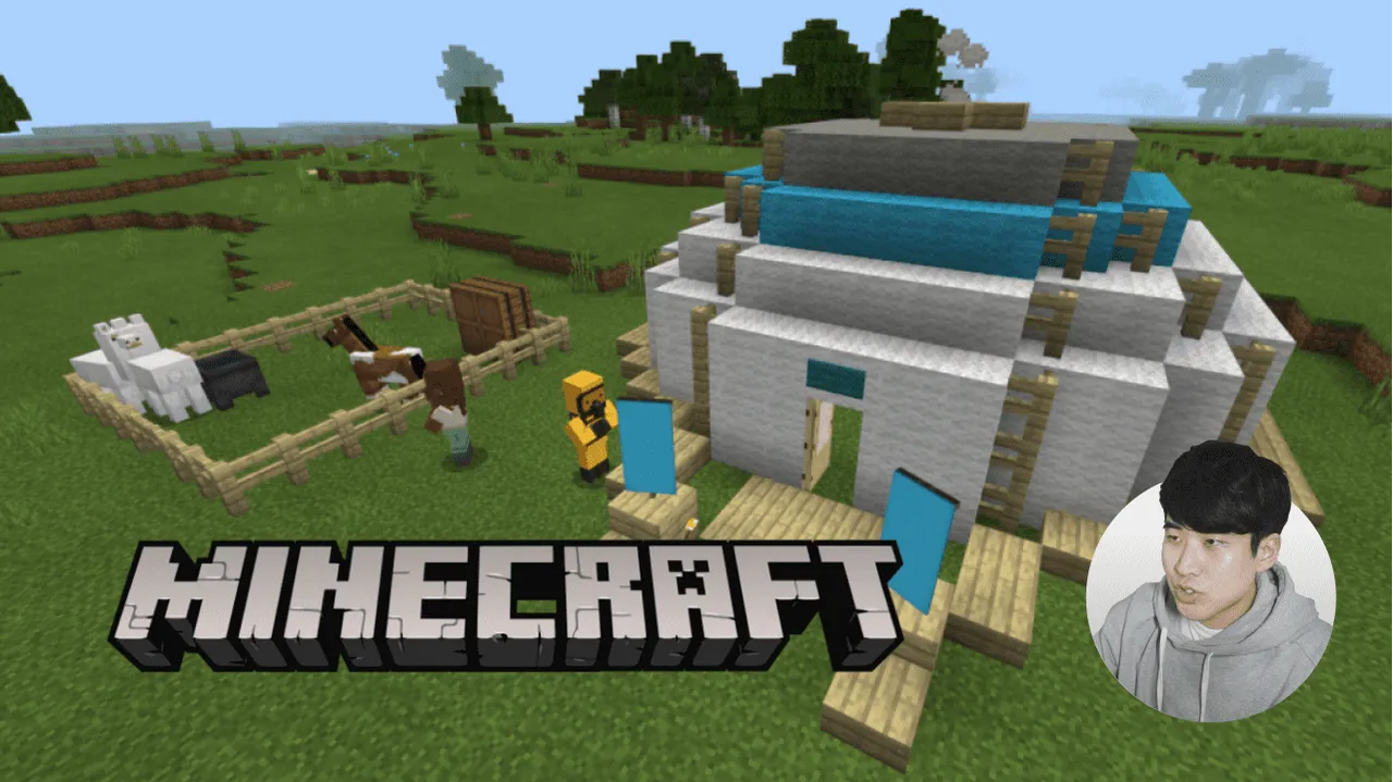 마인크래프트 건축 초급 : 몽고 게르
