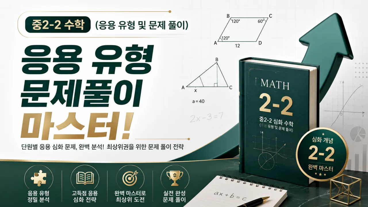 [중2-2 수학] 주요 단원 - 문제 유형 타파!