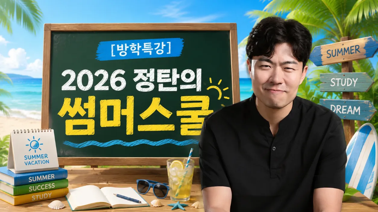 [여름방학특강] 2026 정탄의 썸머스쿨