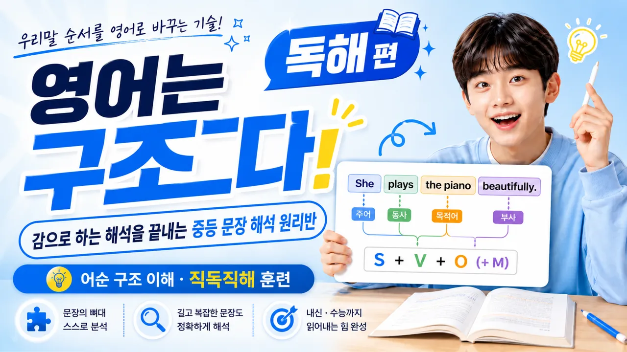 [1:1 예비고연계] 영어는 구조다! (1)독해편(레벨테스트 무상 제공)