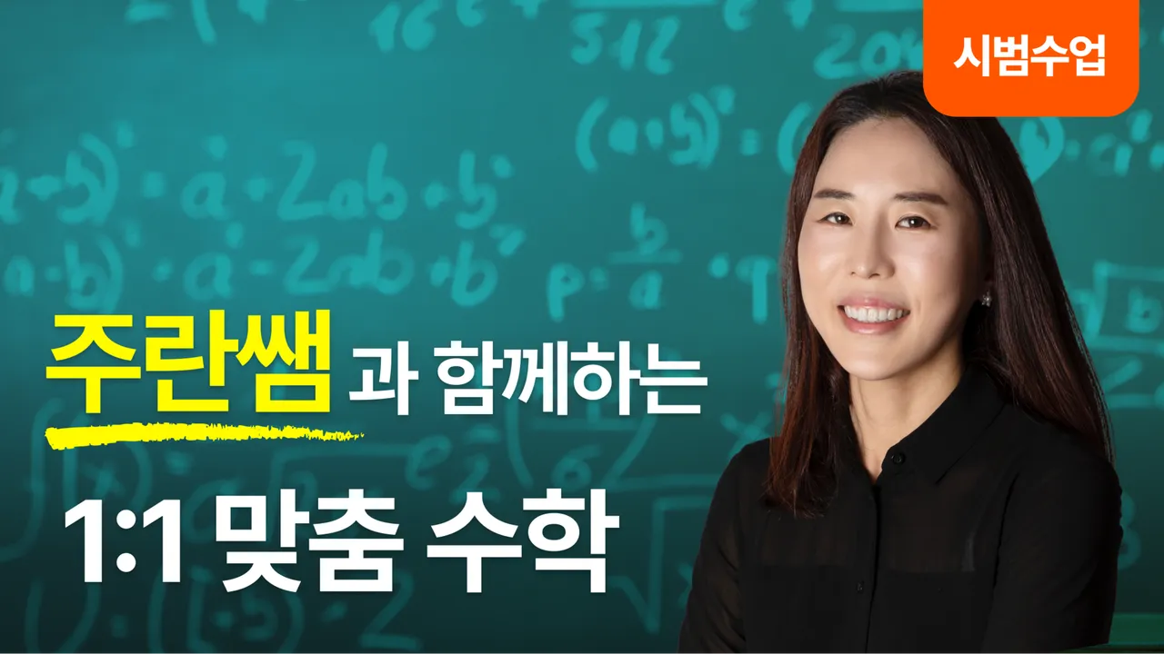 (시범 수업) 주란쌤의 1:1 맞춤 수업 시범 강의