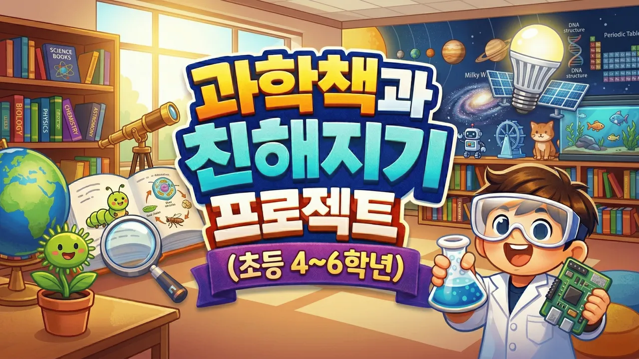 [초4~6] 안다과학 - 과학책과 친해지기 프로젝트 (+간단 실험) [과학상식]