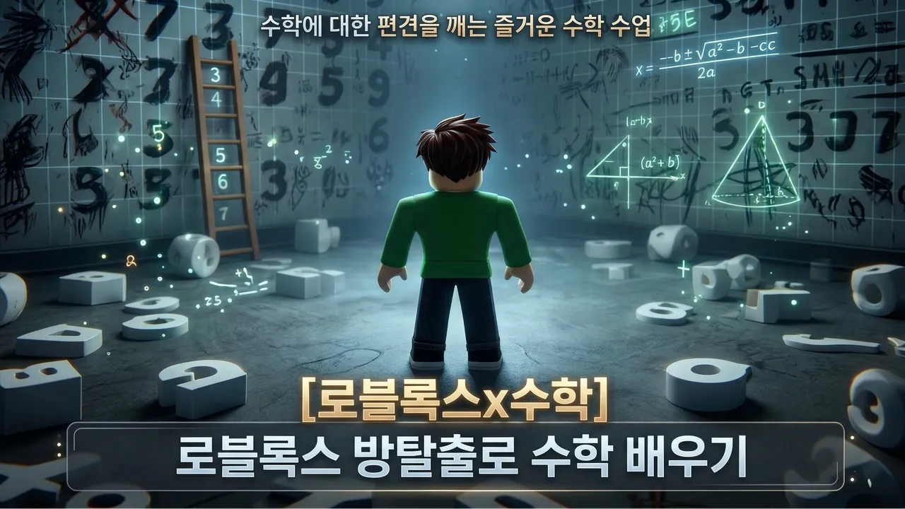 [원데이] 수학X로블록스 : 즐거운 수학공부의 시작 로블록스 수학방탈출 ep,3