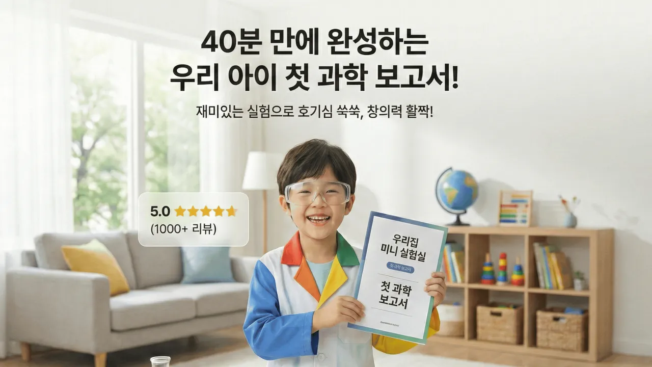 우리집 미니 실험실 | 실험부터 보고서까지 하루만에 완성하자!