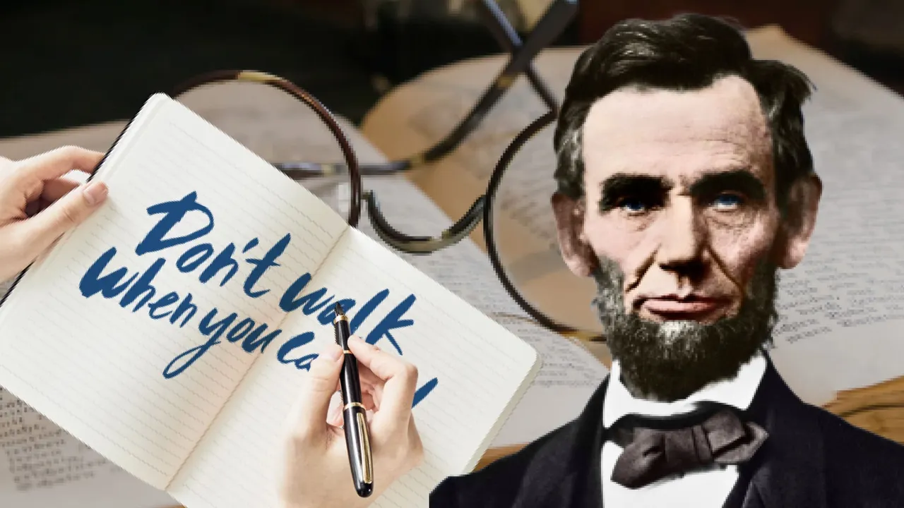 명언으로 캘리그라피를 배워봐요! : 링컨