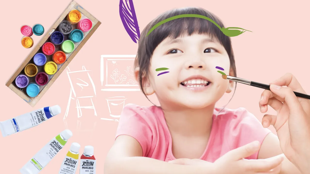 내 몸이 도화지! 창의력 뿜뿜! : 페이스 페인팅