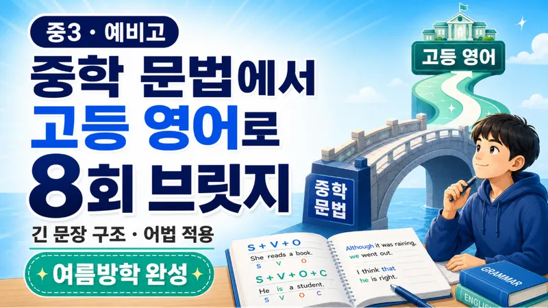 중학 문법에서 고등 영어로 넘어가는 8회 브릿지 (고등 연계)-thumbnail