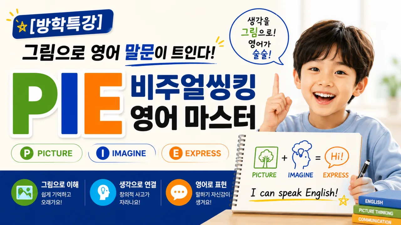 [방학특강] 그림으로 영어 말문이 트인다! - PIE 비주얼씽킹 영어 마스터