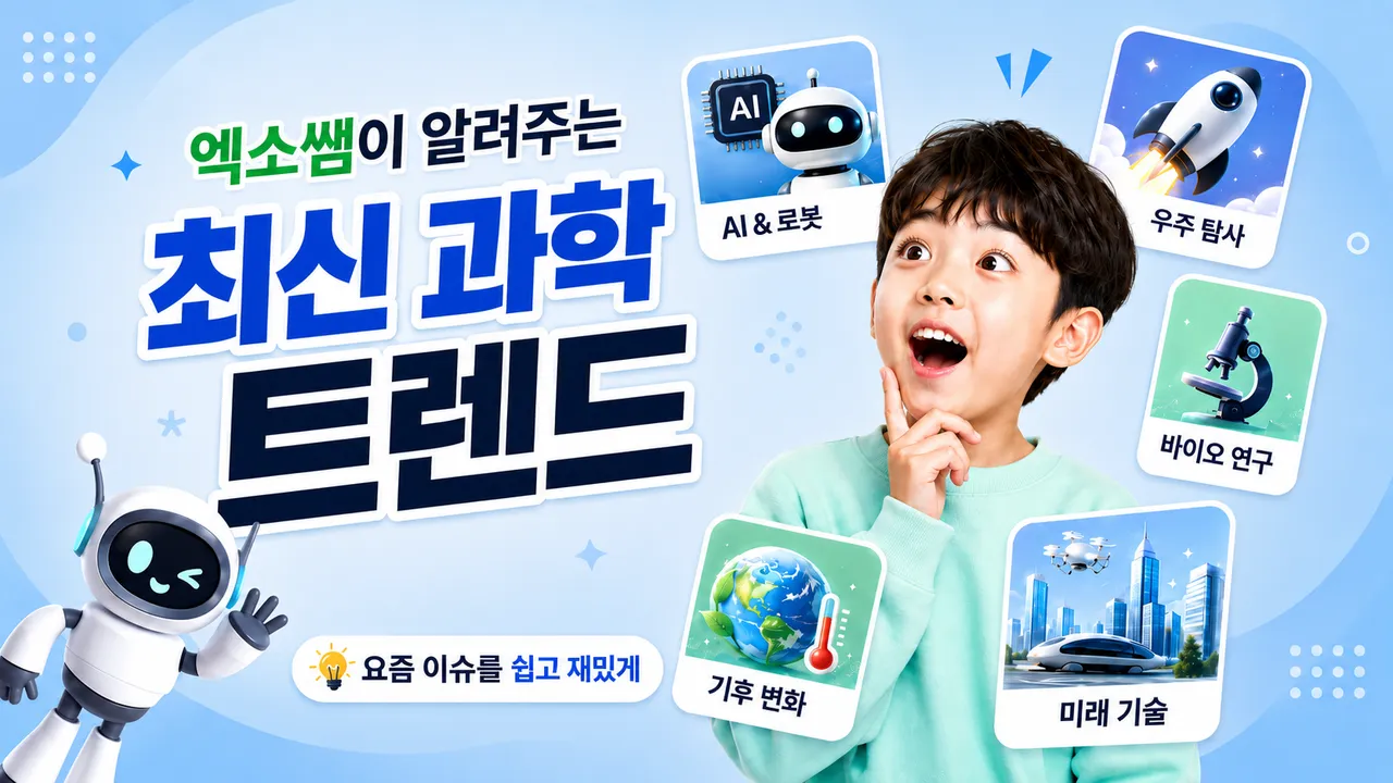 엑소쌤이 알려주는 최신 과학 트렌드: 과학을 알면 세상이 보인다!