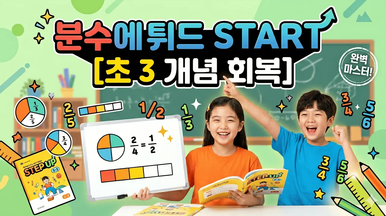분수 막히기 전에 잡는 핵심 개념 완성, 분수에튀드 START (초3 개념 회복)