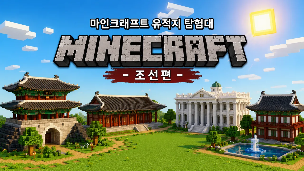 마인크래프트 유적 탐험대, 숨겨진 한양의 비밀을 밝혀라! 