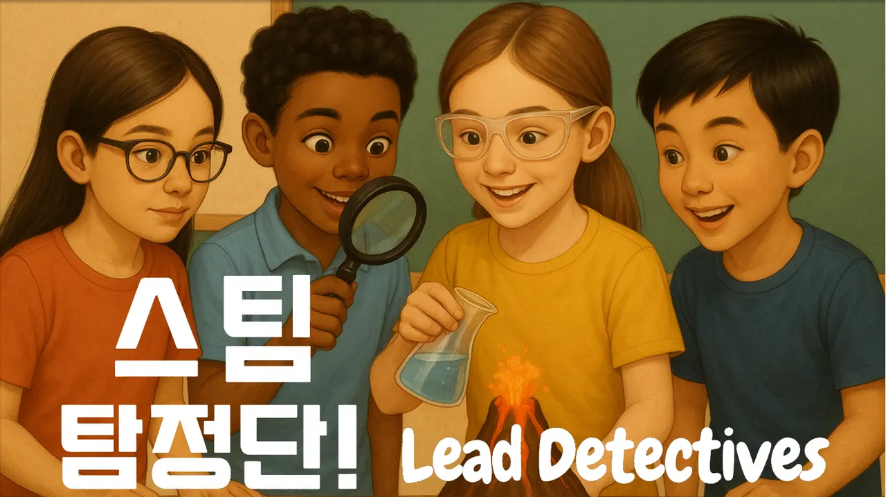 [초등 고학년 방학 한정] 100%영어X과학 :스팀 탐정단! Lead Detectives (2회)