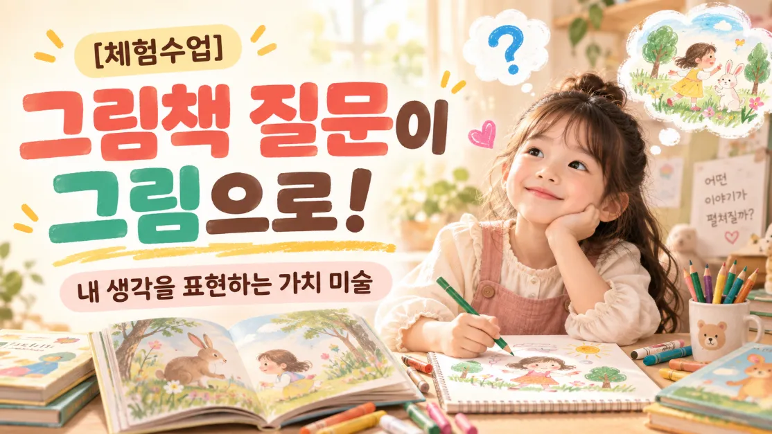 [체험수업] 그림책 질문이 그림으로! 내 생각을 표현하는 가치 미술