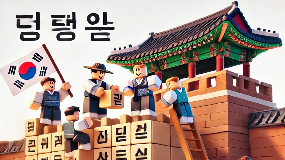 국어x로블록스: 고사성어 배우고 로블록스 성(城) 만들기