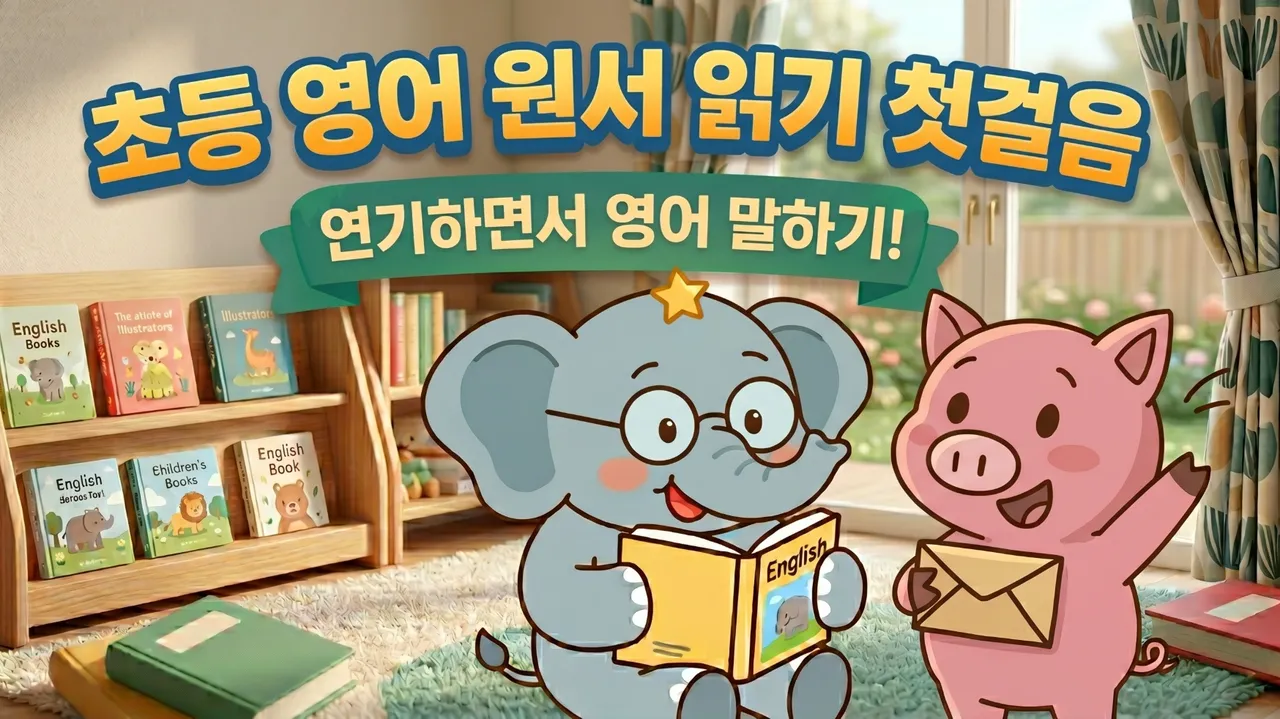 [원데이] 초등 영어 원서 첫걸음 : 연기로 배우는 말하기 수업