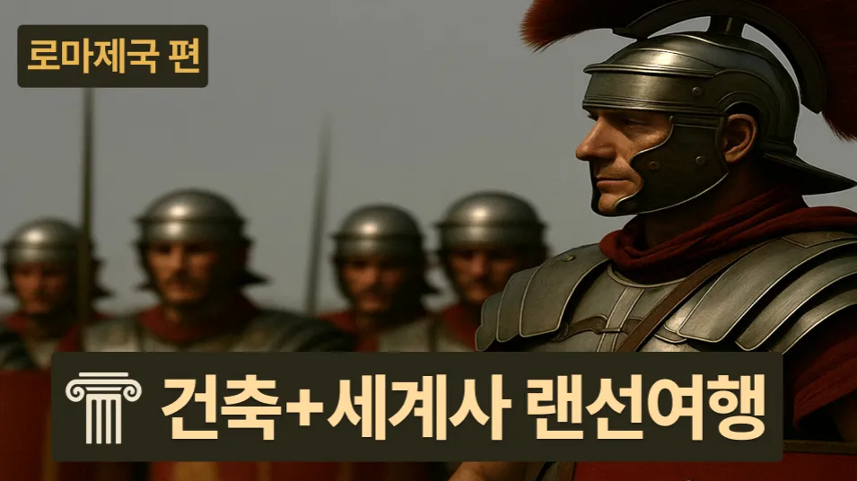 [로마 제국 건축물 + 세계사] 바닥에 깔린 도로가 로마 제국 통치의 핵심이라고? 대치동 20년 경력 강사와 함께하는 세계사 랜선여행