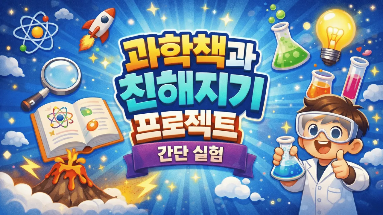 [원데이 클래스] 과학책과 친해지기 프로젝트 (+간단 실험)  [과학상식] 