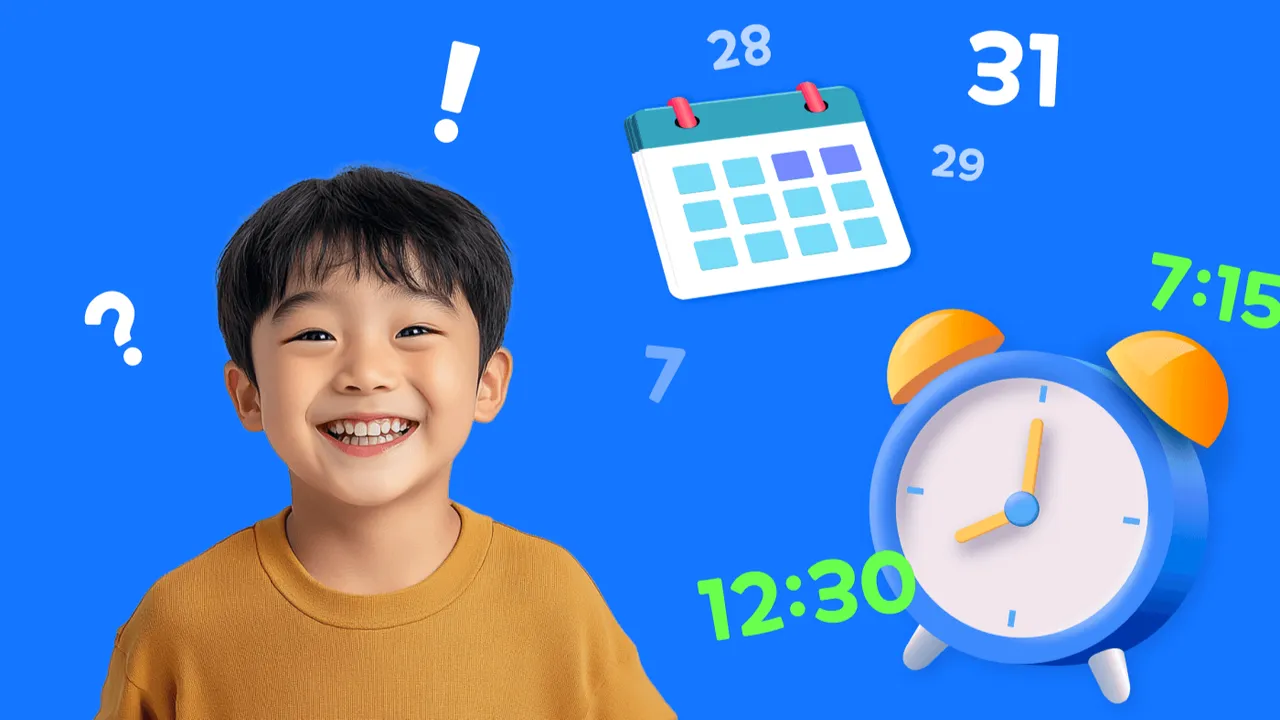 게임보다 재밌는 초1 수학? 시간/달력/수 읽기/수 모형