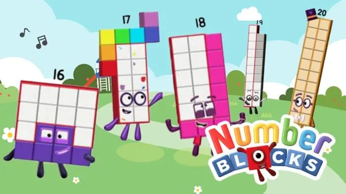 (5회차 속성반) 영국 BBC 대표 넘버블럭스 우리 아이 첫! 영어+수학 : 영어로 16부터 20까지!