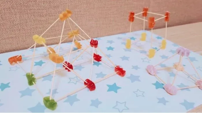 집에서 해봐요, 과학실험 : 젤리 구조물