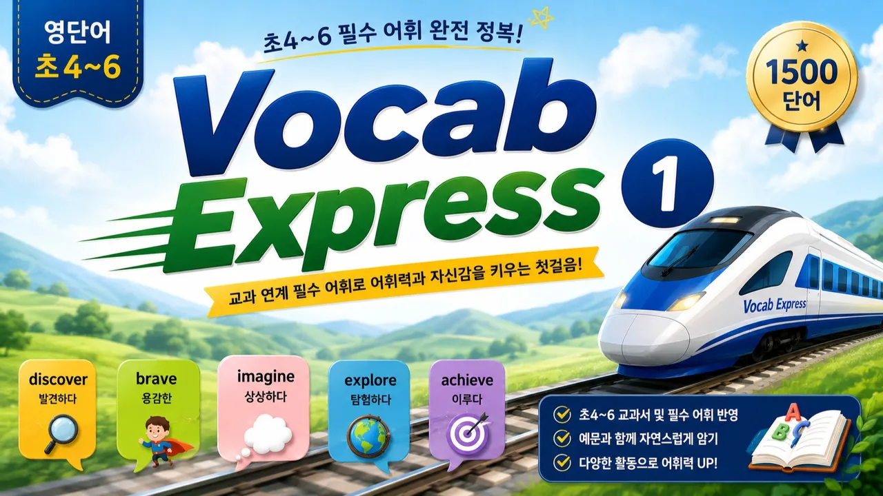[영단어 초4~6 ] Vocab Express 1권 (1500단어)
