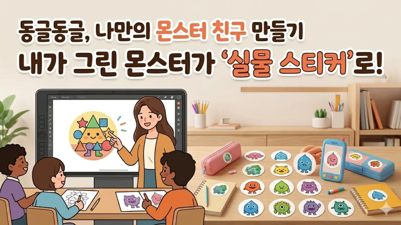 동글동글 나만의 몬스터 친구 만들기