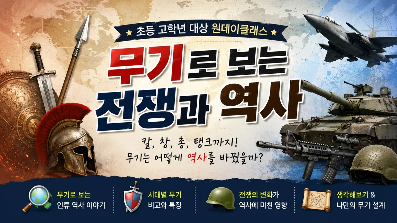 [역사 속 전쟁과 무기의 변화] 칼에서 드론까지, 세상에 영향을 미친 전쟁을 통해 알아 보는 무기의 발전사