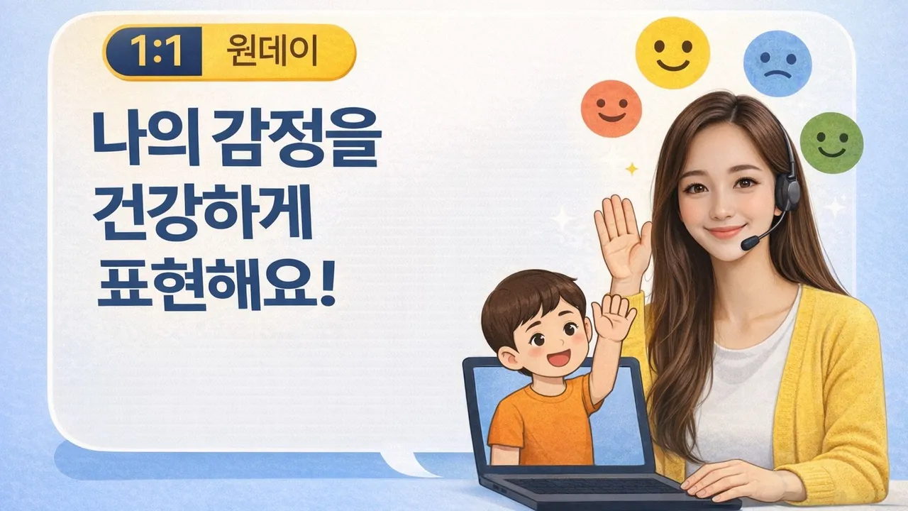 (1:1) 초등 필수 스킬: '나 전달법'을 배우고 건강하게 나의 감정을 표현해요!