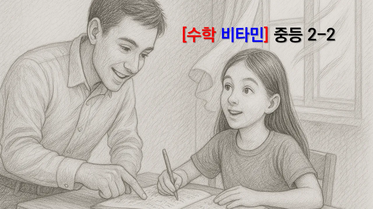 [수학 비타민] 중등 수학 2-2,  하루 30분만으로 수학 실력이 UP! UP!!