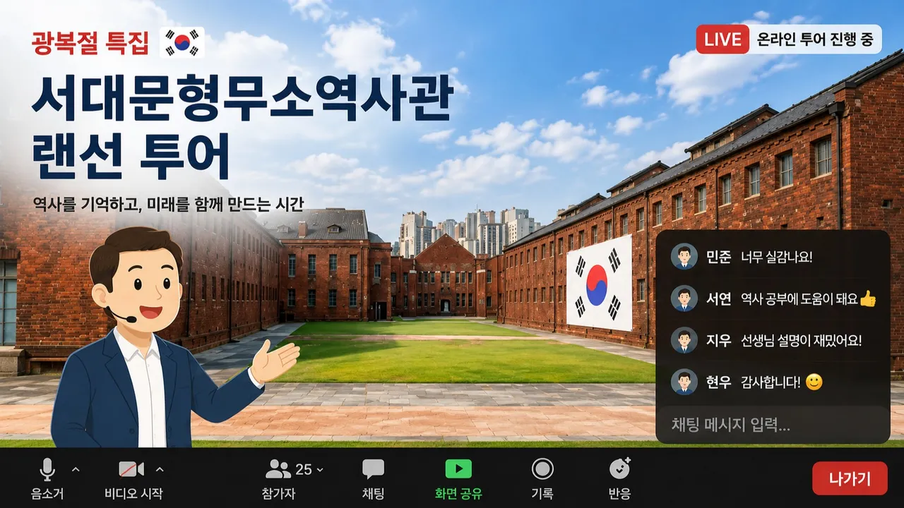 [2026 광복절 특집] 랜선 역사 여행: 서대문형무소 역사관에서 만나는 일제강점기