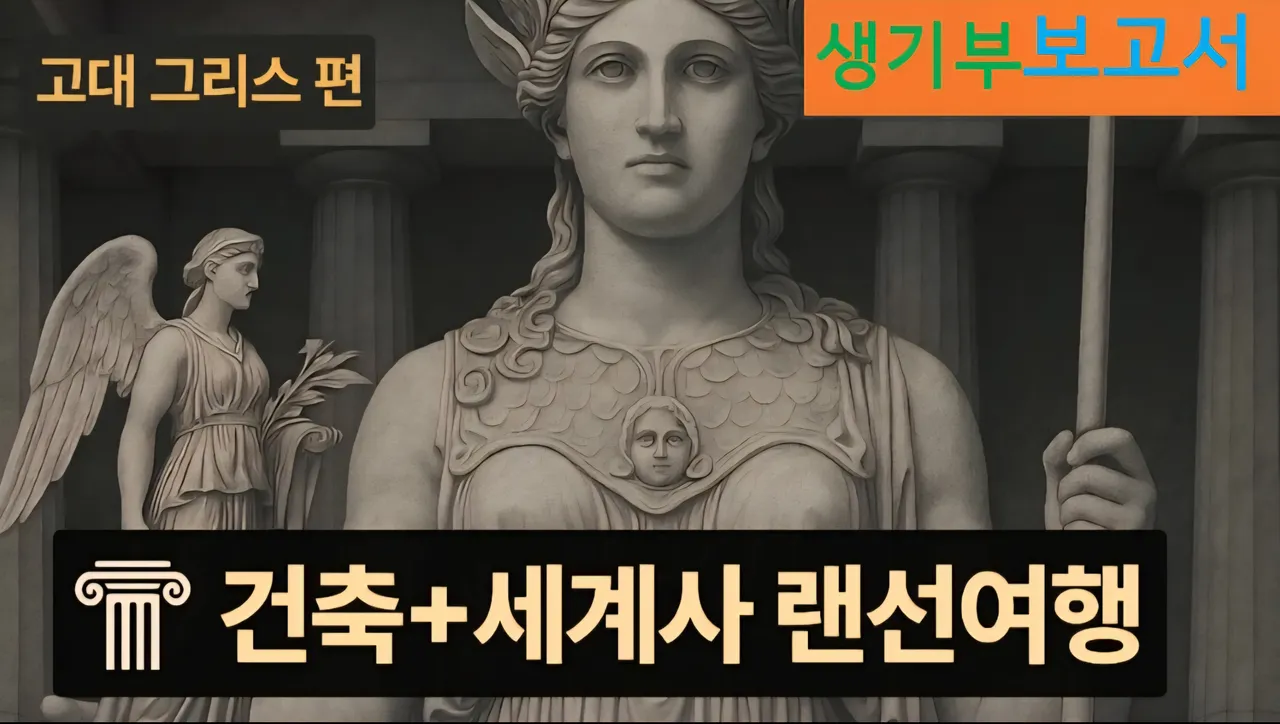[그리스 건축물+세계사] 파르테논을 친구 돈으로 금칠?! 대치동 20년 경력 강사와 함께하는 세계사 랜선여행