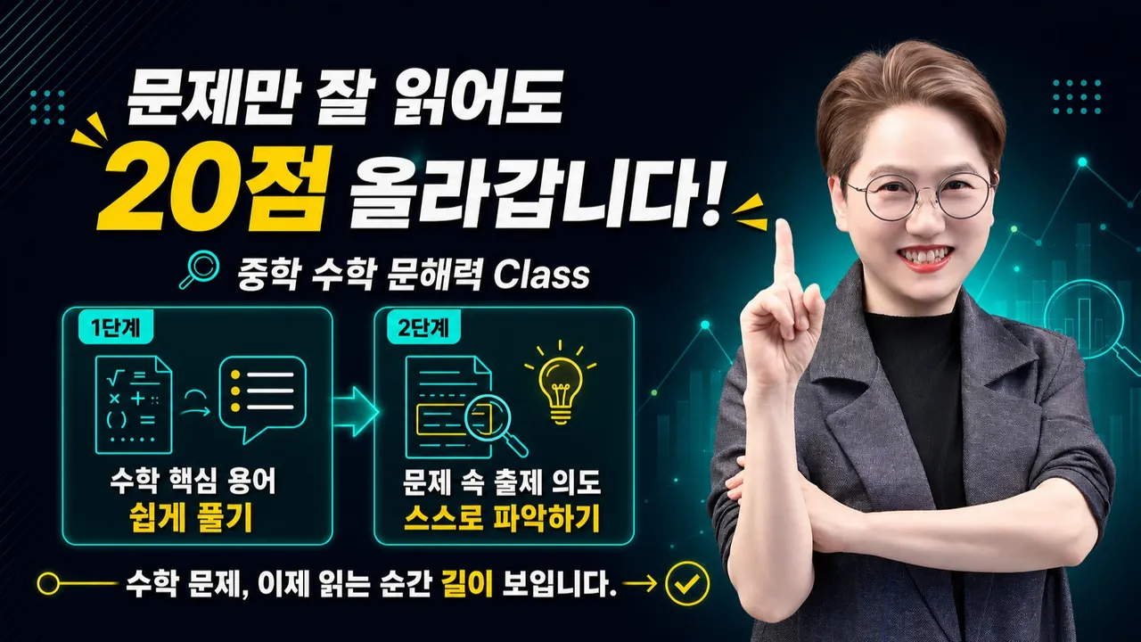 중학 수학 문해력 Class|핵심 용어를 읽고 문제의 풀이 시작점 찾기