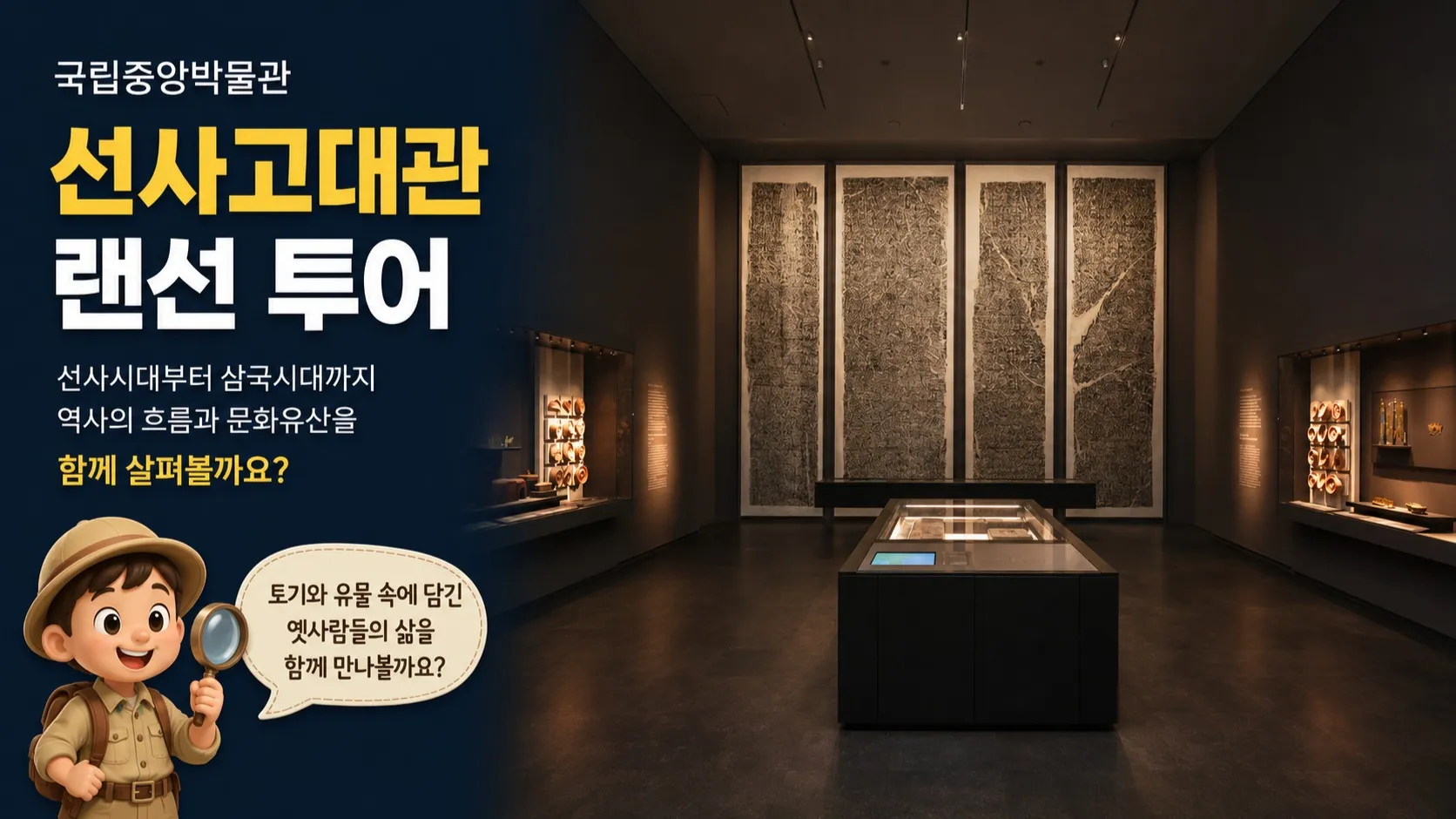 랜선 역사여행: 국립중앙박물관 대표 유물로 만나는 선사-삼국시대