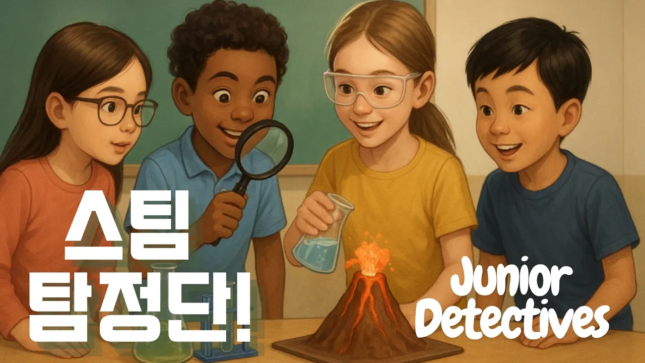 [초등 저학년 방학 한정] 100%영어X과학 :스팀 탐정단! Junior Detectives (2회)