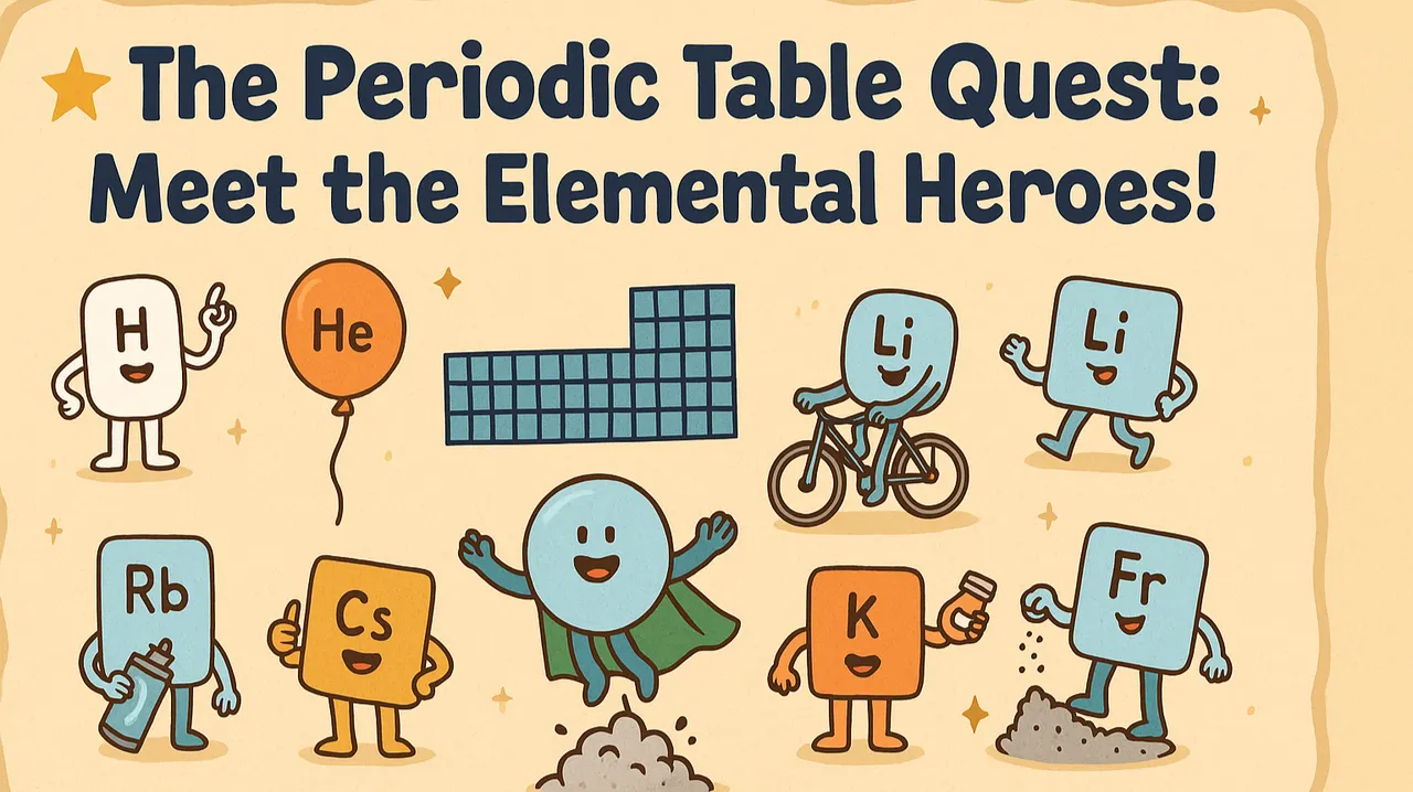 [100%영어 X 주기율표] 원소 히어로즈: 주기율표의 비밀을 풀어라!