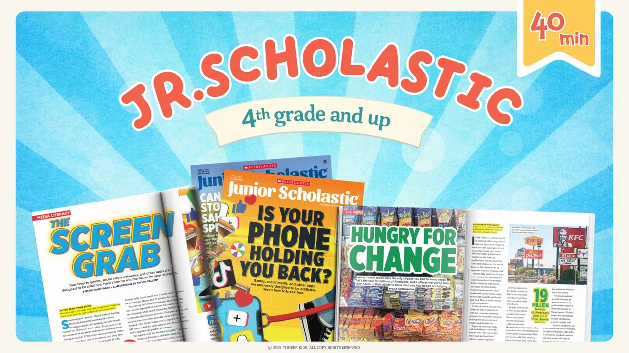 [첫! 수업 할인] 미국 시사 영어 | Scholastic Junior Magazine: 미국 월간지로 배우는 영어 독해·토론·라이팅