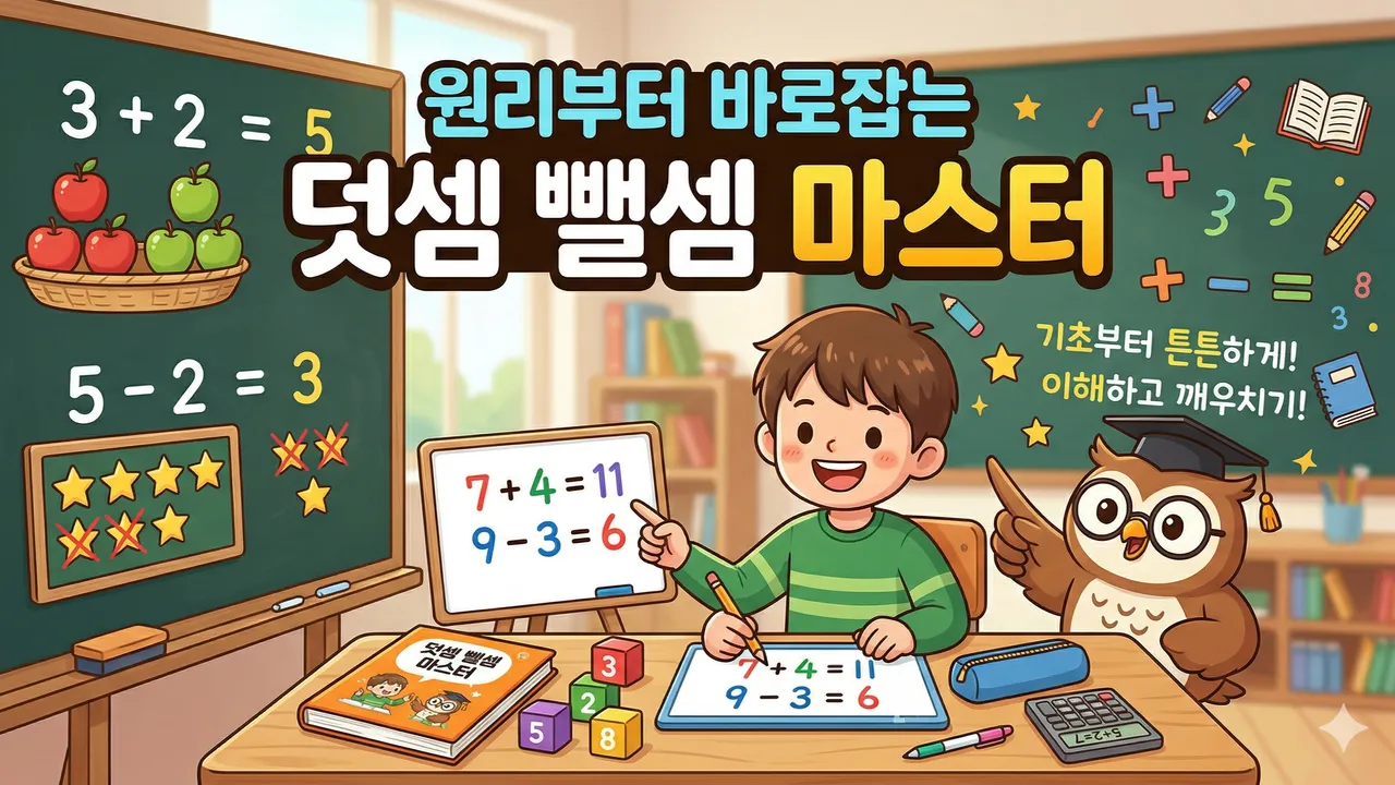 손가락셈에서 벗어나는 첫 단계, 덧셈·뺄셈 원리 마스터 2회 특강