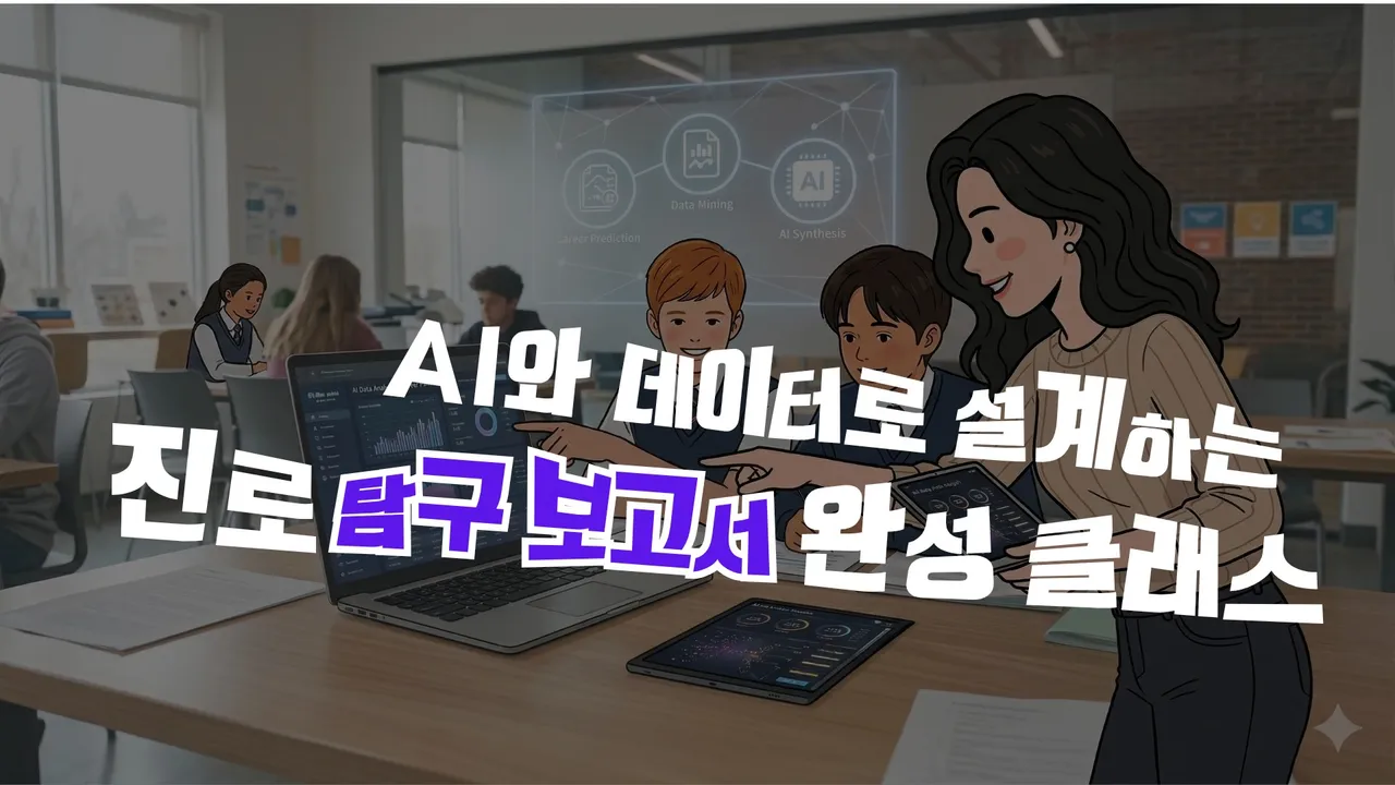 AI와 데이터로 설계하는 "한 끝" 차이 생기부, [데이터 기반 진로 탐구 보고서] 클래스