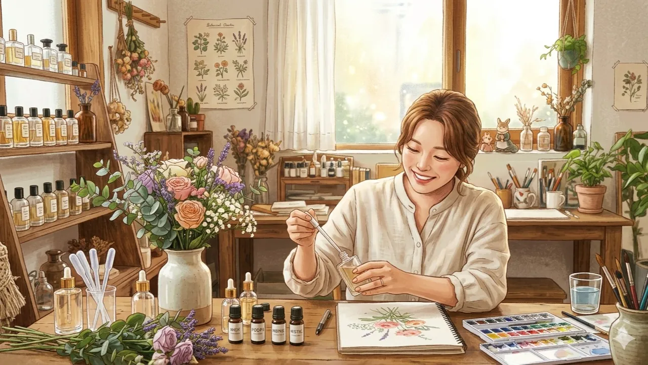 [봄 아로마 특강] 향수도 만들고, 향기 나는 꽃 그림도 그려요!