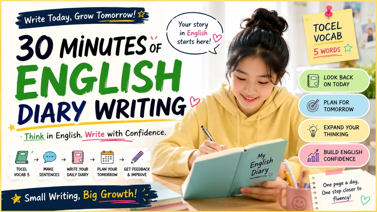 (영어 일기)- 하루의 회상, 내일의 계획