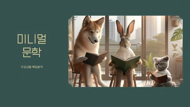 [중학]미니멀 문학 -  문학 1년 완결 프로젝트