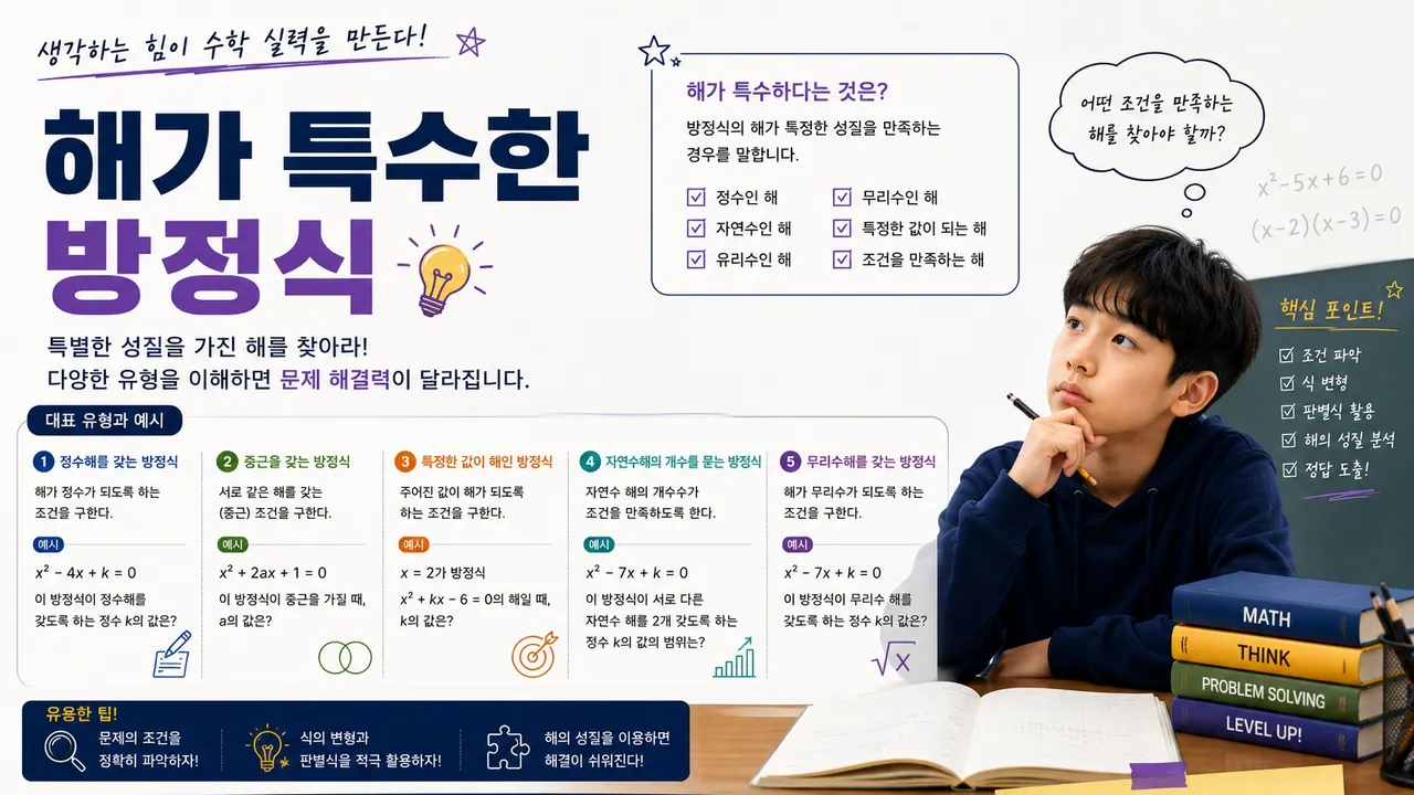 완전정복!! 해가 특수한 방정식 : 해가 하나도 없는 방정식 : 해가 무수히 많은 방정식 : 그 차이와 해결법을 알아보자