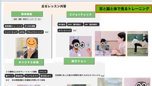 集中力・図形や漢字の理解力・読み書き・スポーツ・球技につながる 見る力を育てるビジョントレーニング