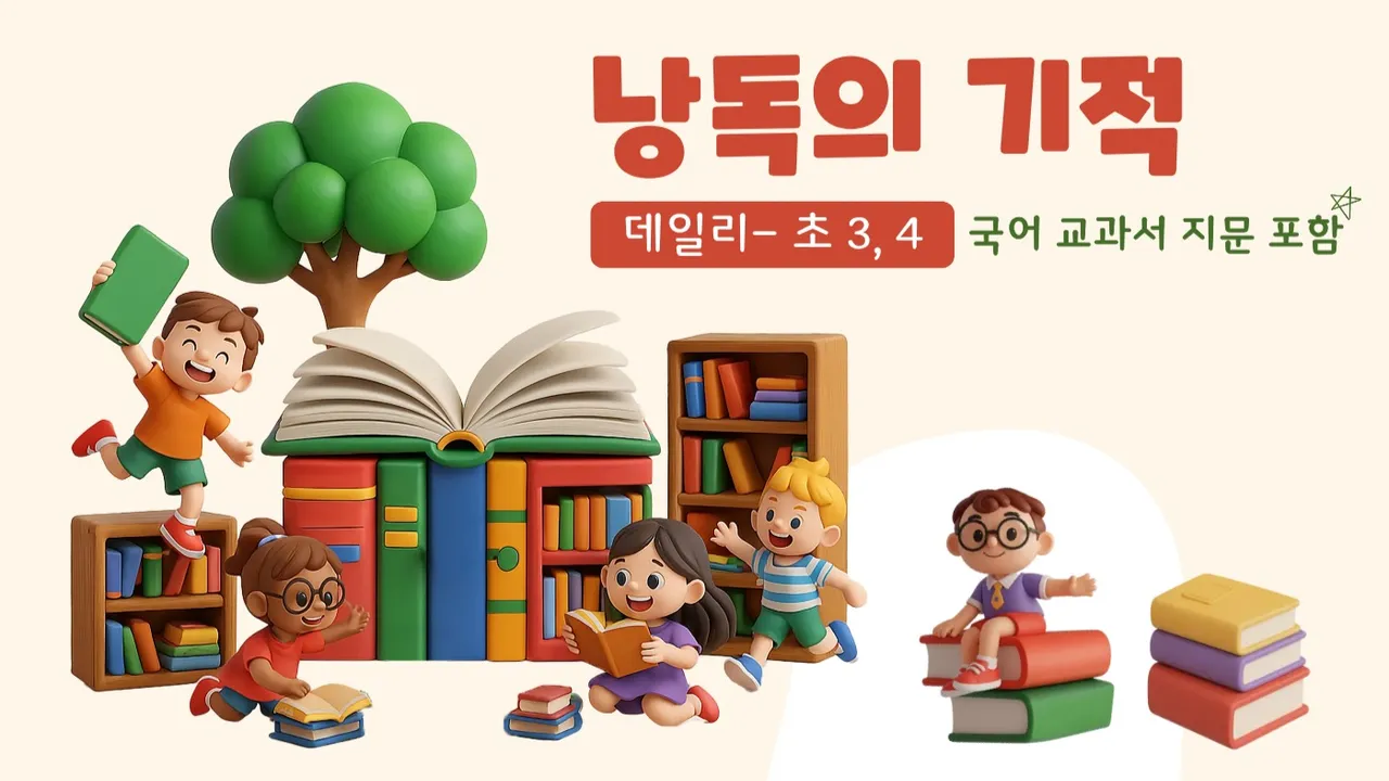 [초3,4] 책에서 낚는 월척, 낭독(월-목)