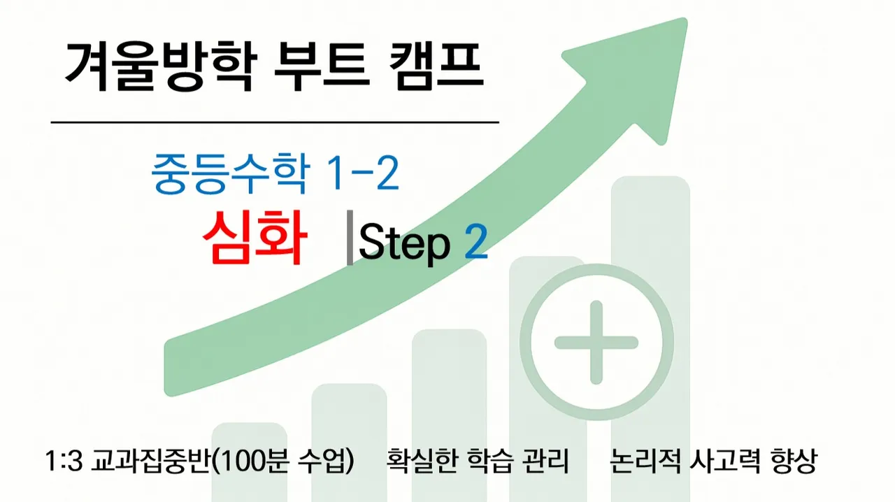 [겨울방학 부트캠프] 중1 2학기 수학 선행 심화반 (심화개념+문제풀이) <후반부>