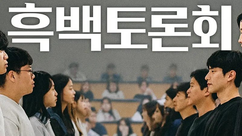 흑백토론회 : 백수저와 흑수저의 토론대결:The winner takes it all-thumbnail