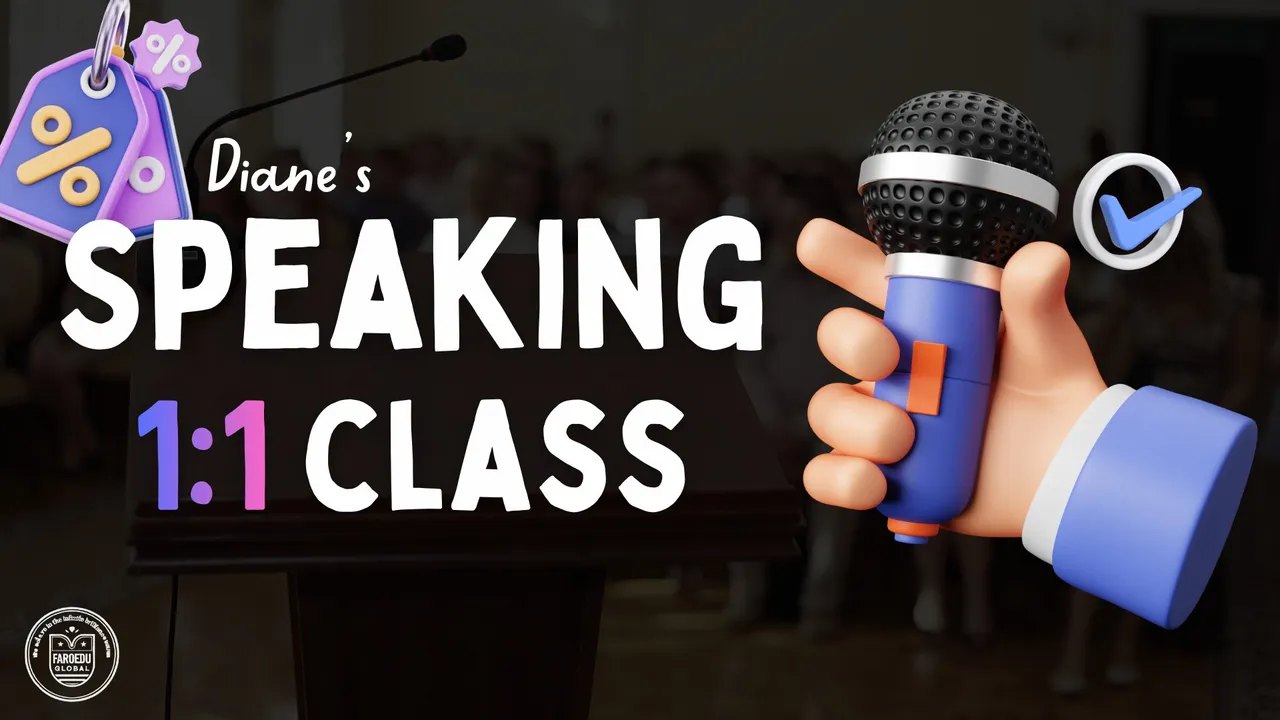 [70% 한정 선착순 세일] 경영전문가 다이안선생님과 1:1 맞춤형 영어 스피킹으로 스킬 업!