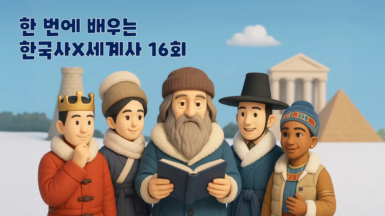 [겨울방학특강] 한 번에 배우는 한국사와 세계사 (16회 완성)