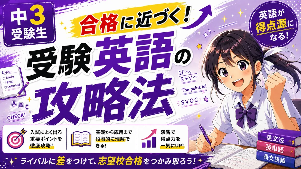 合格に近づく!受験英語の攻略法